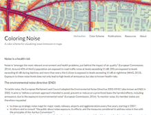 Tablet Screenshot of coloringnoise.com